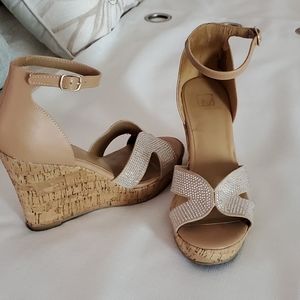 Wedge bling sandals